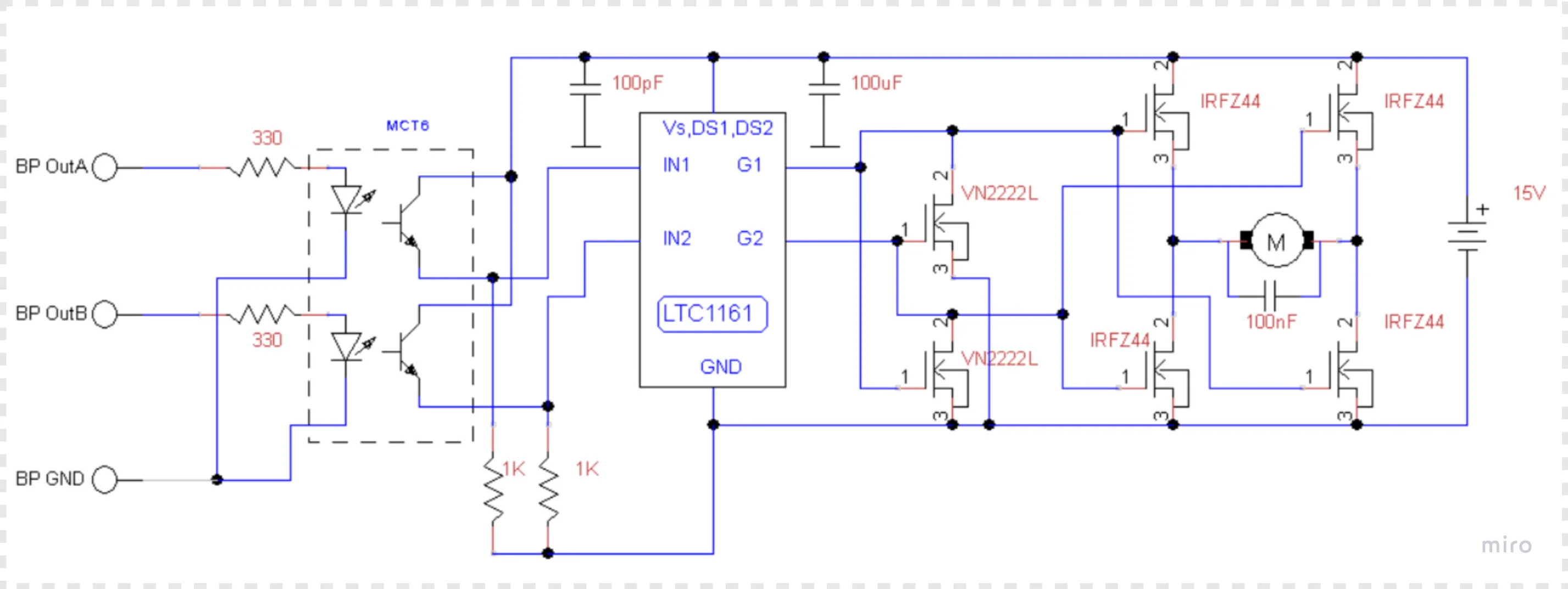 H-Bridge Sample Schematic